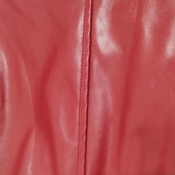 Burgundy Leather Jacket - Picture 7 of 11